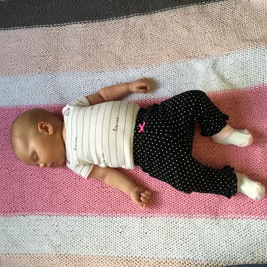 baby girl 1 month old 19th