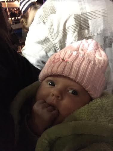 Reagan staying warm 6 weeks old