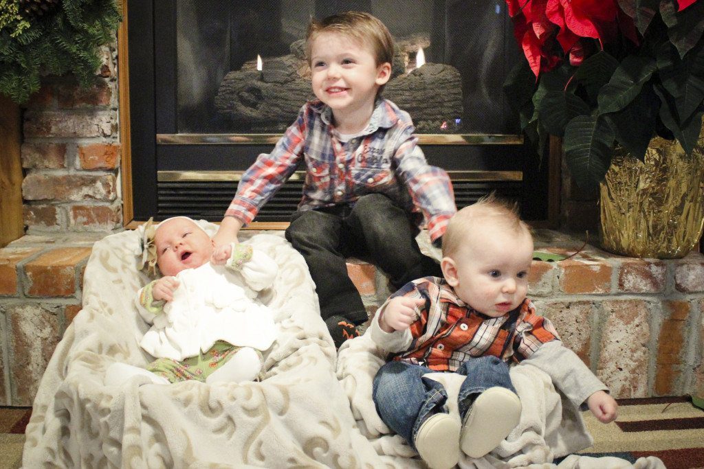 The kids together
