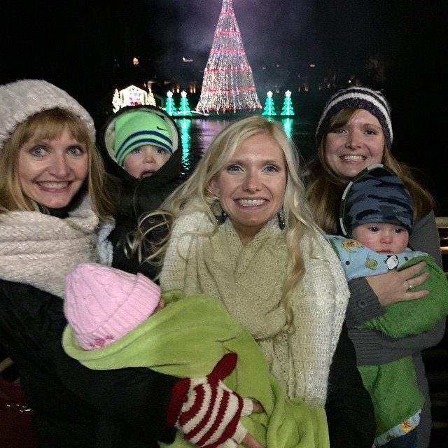 cassie, mom, micah, gabe, reagan & I journey to northpole