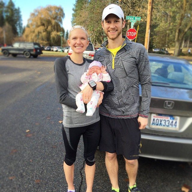 finished turkey trot as family