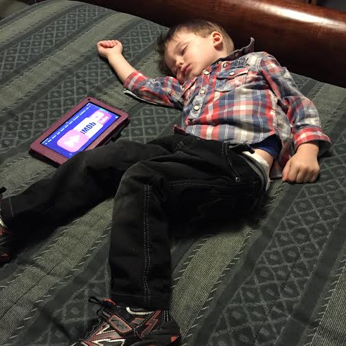 micah serenaded himself to sleep