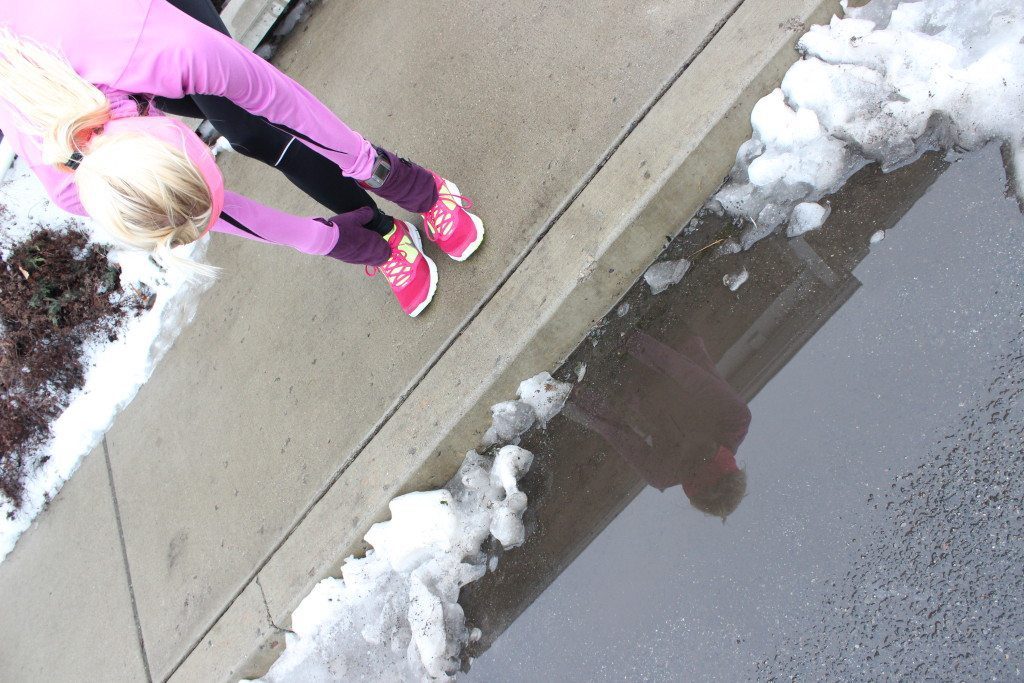 reflection from puddle