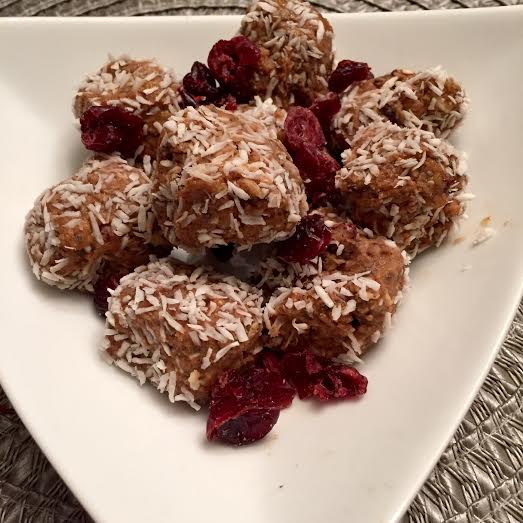 Cranberry Coconut Bliss Bites 1