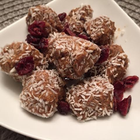 Cranberry Coconut Bliss Bites