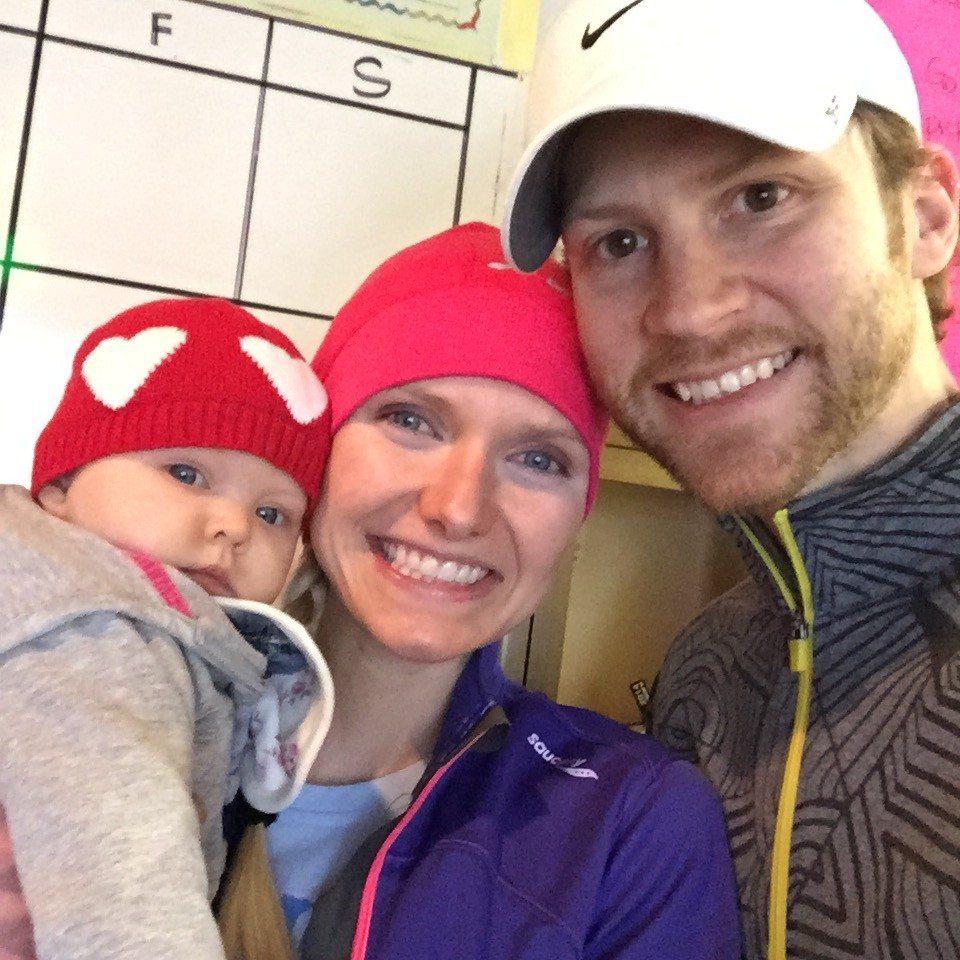staying warm before the race