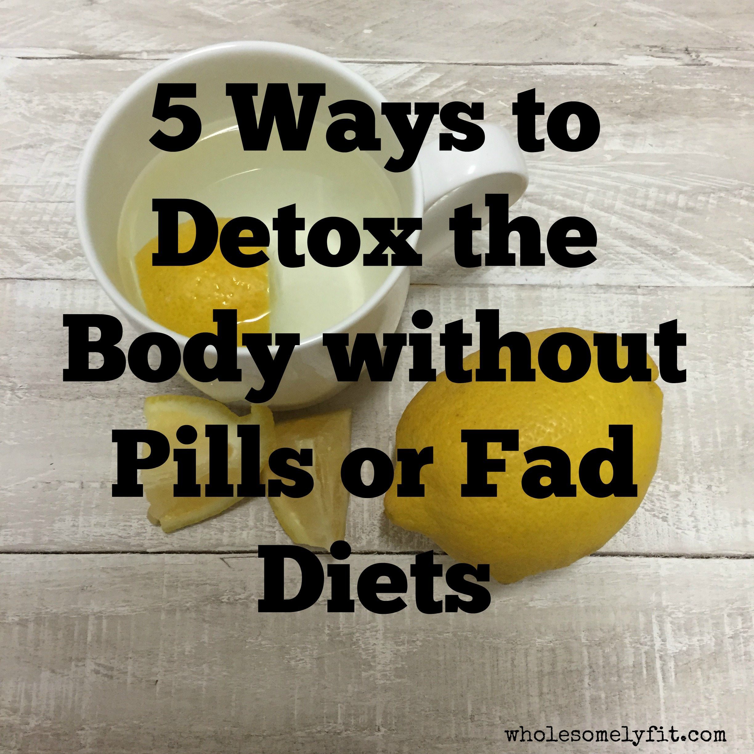 5 ways to detox