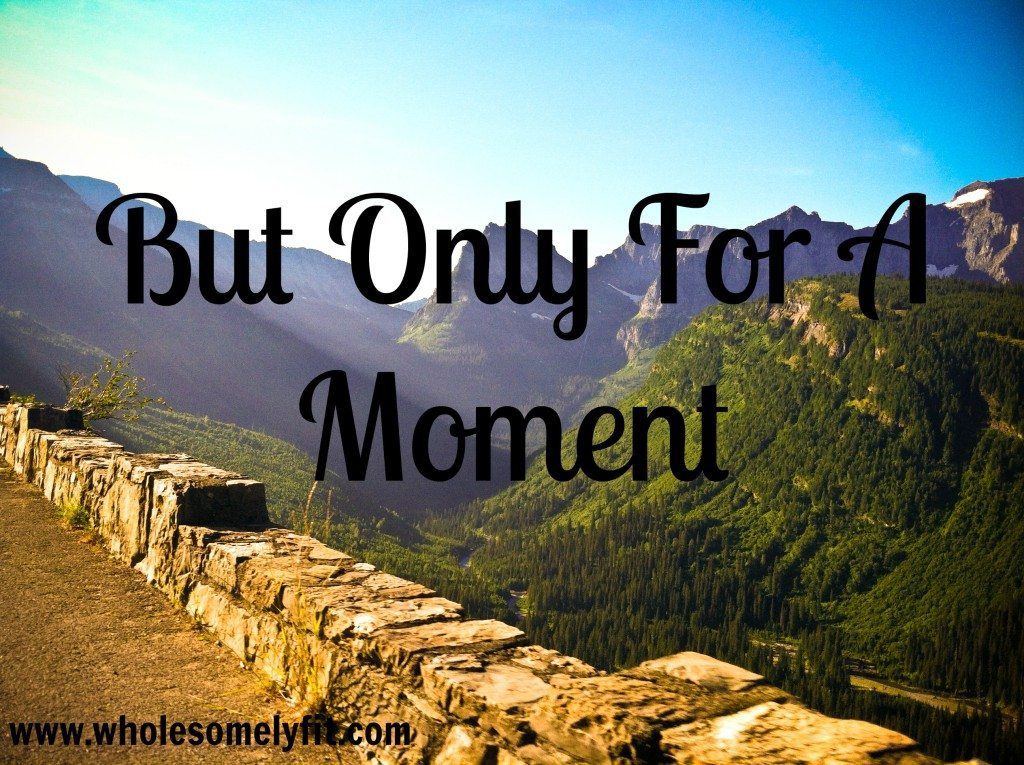 But Only For A Moment