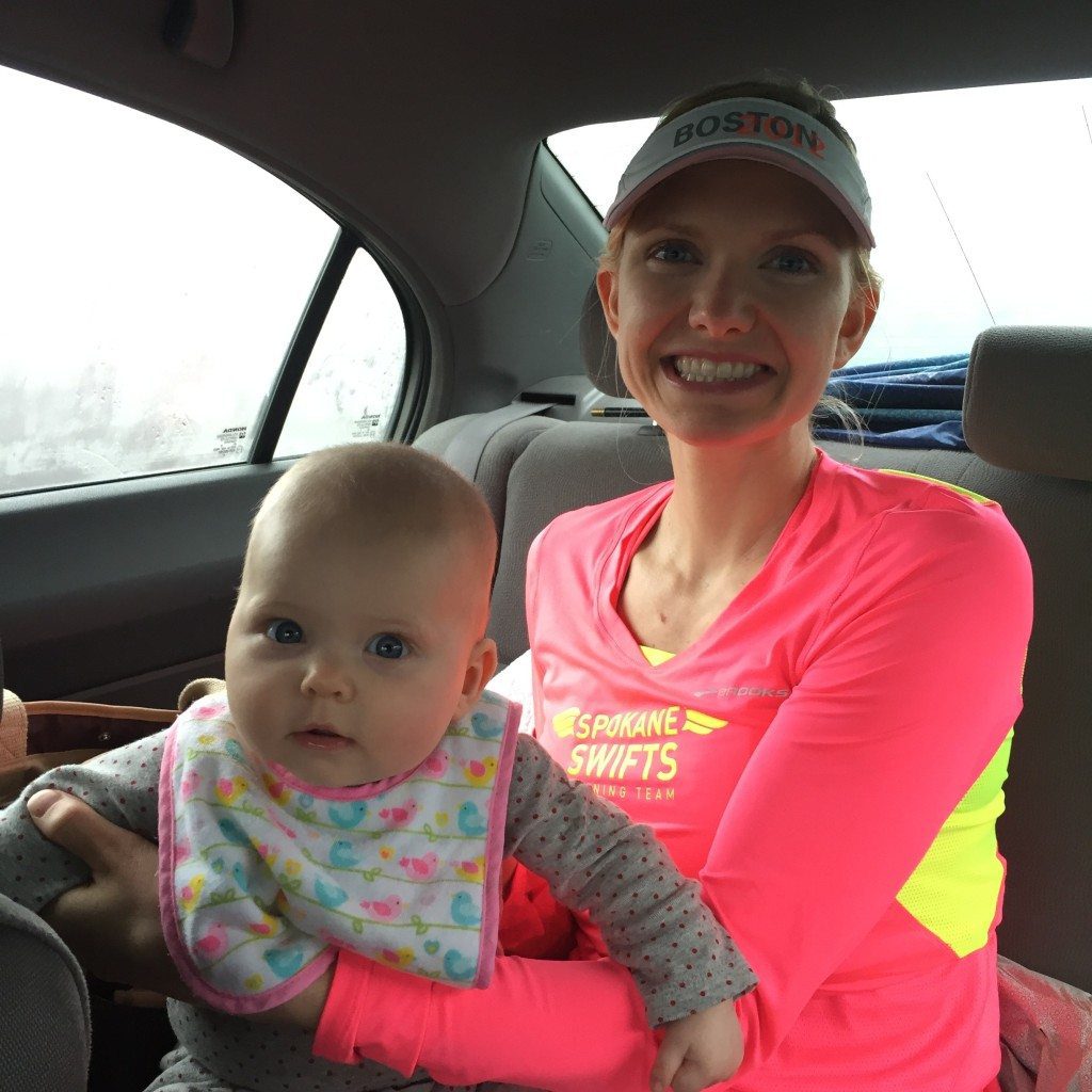 nursing Reagan before race begins