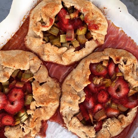 Strawberry-Rhubarb-Galettes