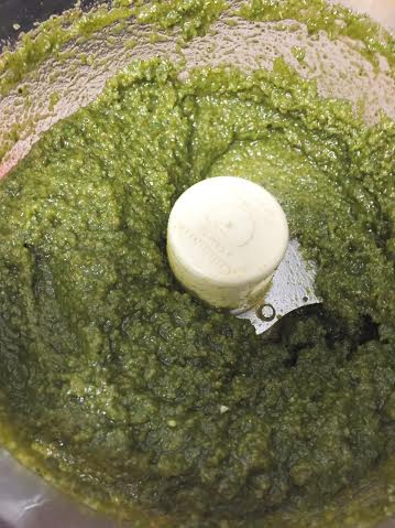 batch of vegan pesto
