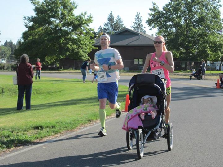 13th running sundae sunday 10 miler marc, reagan & I
