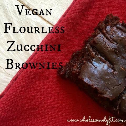 Vegan Flourless Zucchini Brownies