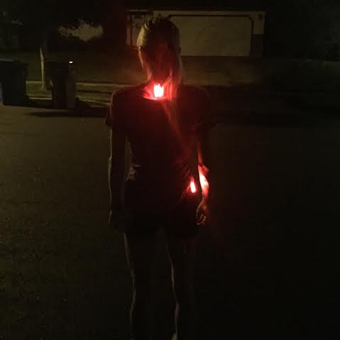 safety lights in place