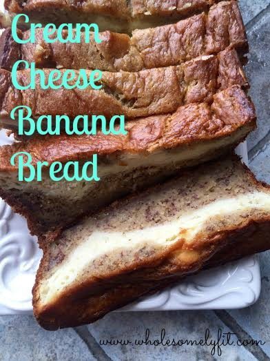 Cream Cheese Filled Banana Bread mmm good