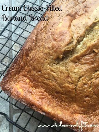 Cream Cheese Filled Banana Bread yum