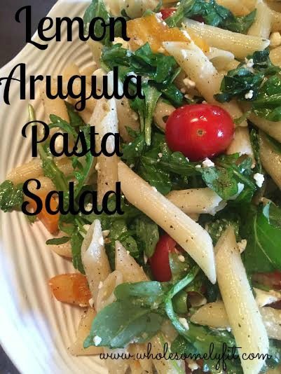 Lemon Arugula Pasta Salad