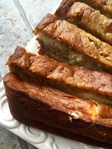 cream cheese banana bread yummy