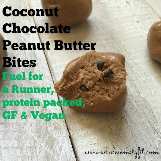 Coconut Chocolate Peanut Butter Bites