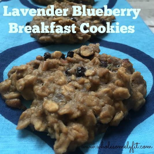 Lavender Blueberry Breakfast Cookie