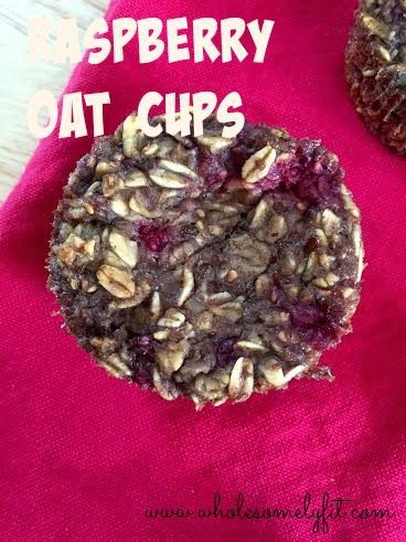 Raspberry Oat Cups, sugar free