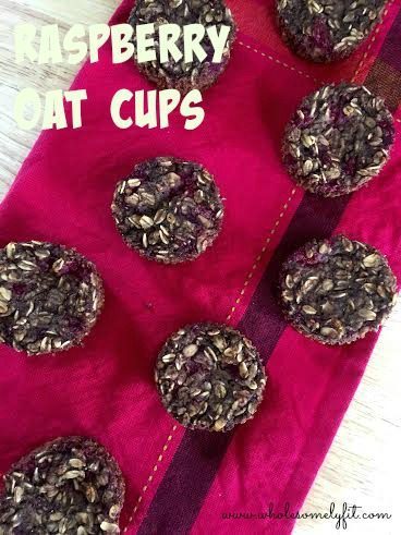 Raspberry Oat Cups