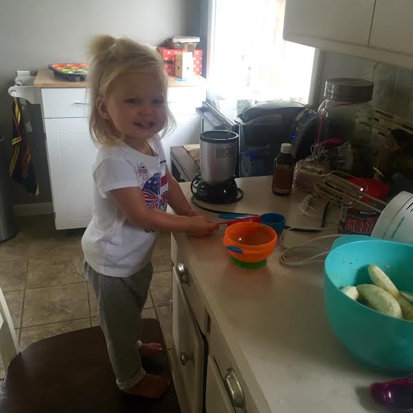 9th Reagan helping me bake