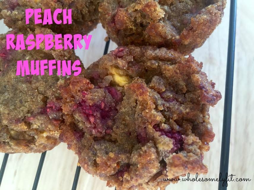 Peach Raspberry Muffins